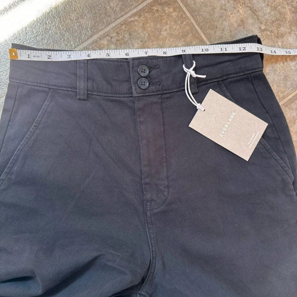 NWT Everlane Bottom Organic Cotton Crop Wide-leg Black size 2 - Picture 11 of 16